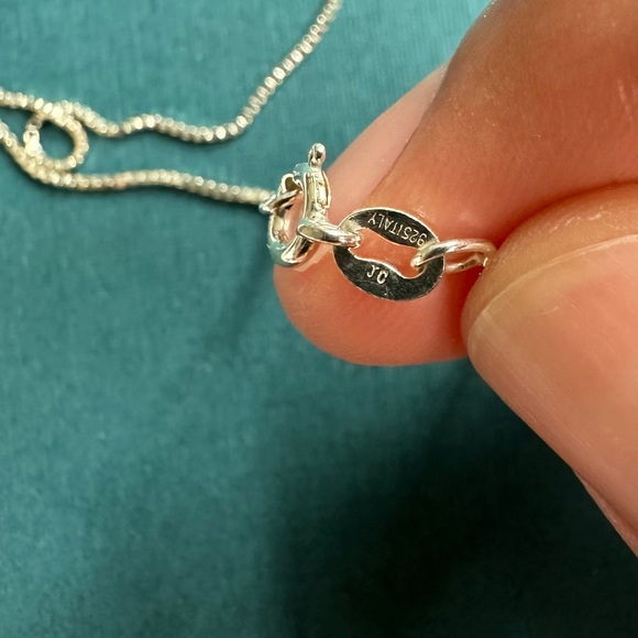 Labradorite Pendent and Sterling Silver Chain Necklace - Picture 7 of 7